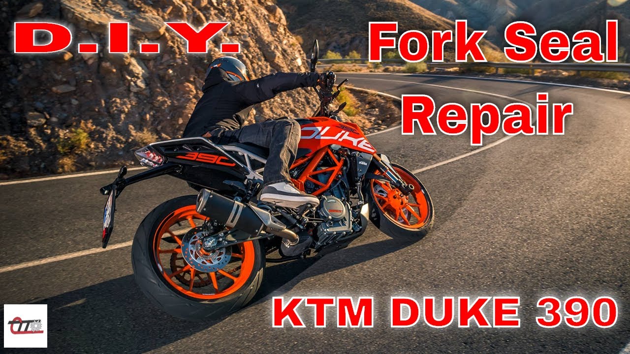 D.Y.I. Fork Seal Repair, KTM DUKE 390