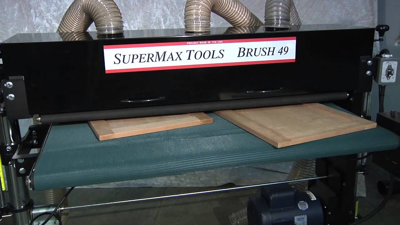 Raw Wood and Sealer Sanding with a SuperBrush