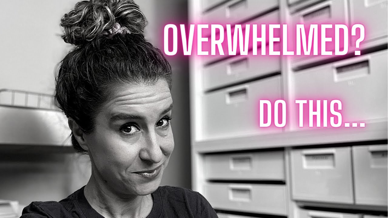 How to organize a brain dump | the solution to overwhelm