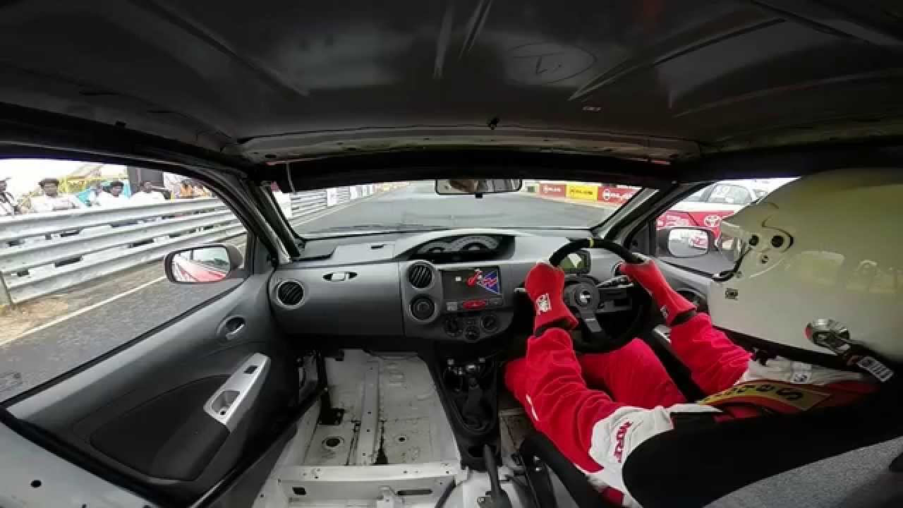 Toyota Etios Motor Racing 2014 Onboard - Kari Motor Speedway, Round 1