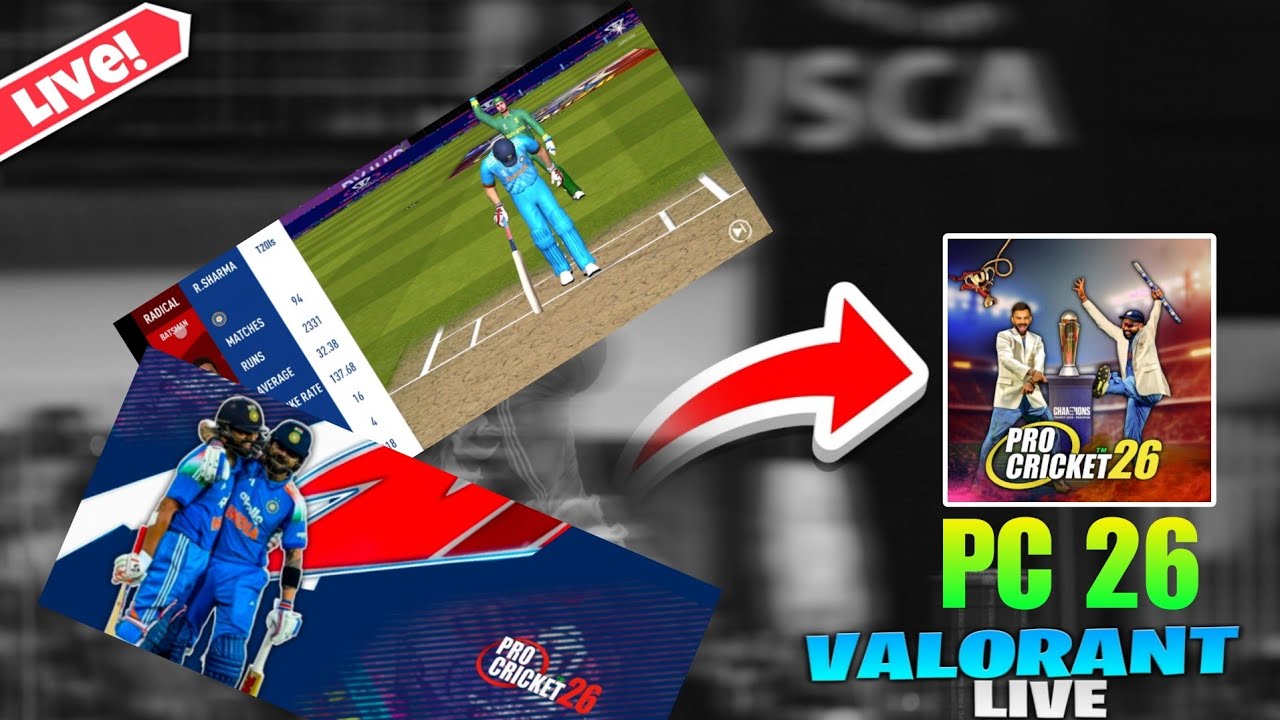 PRO CRICKET 26 💥 LIVE STREAM 💀#viralshort #youtubeshorts 