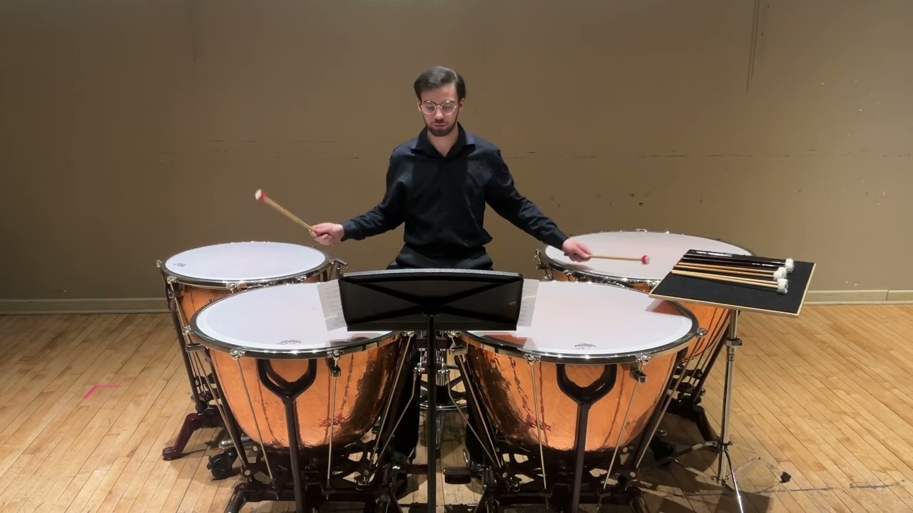 Carter—“Canaries” from 8 Pieces for Solo Timpani