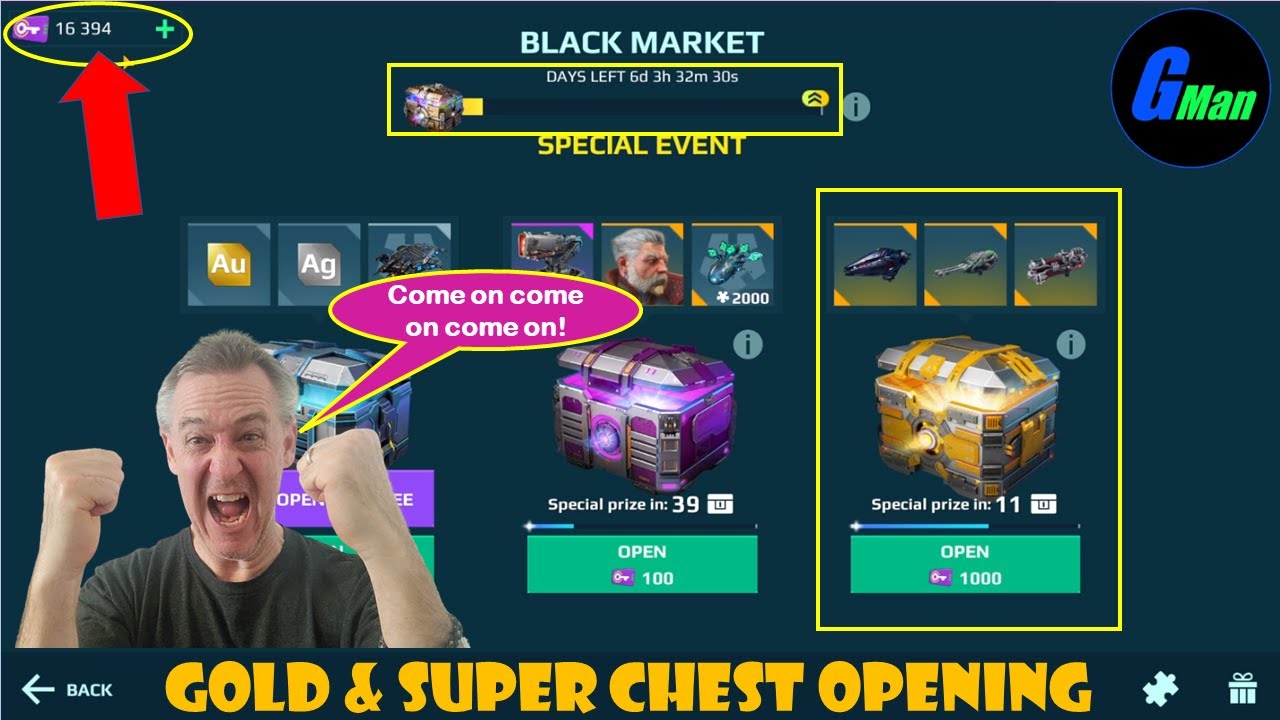 Gold & Super Chest Opening | WR - War Robots