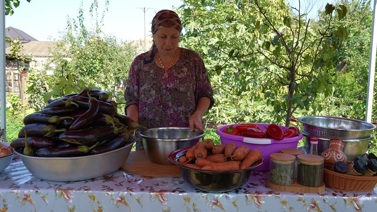 Готовим: Икра из баклажанов и Макароны по - флотски | Жизнь в Деревне