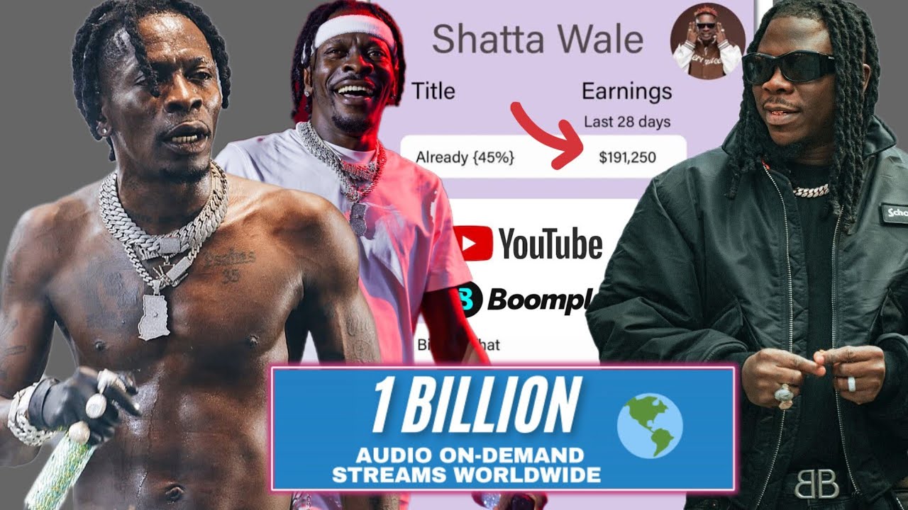 listen 2hw stoneb is getting exposed as shatta becomes the richest Gh🇬🇭artist making ova $200k DSPs