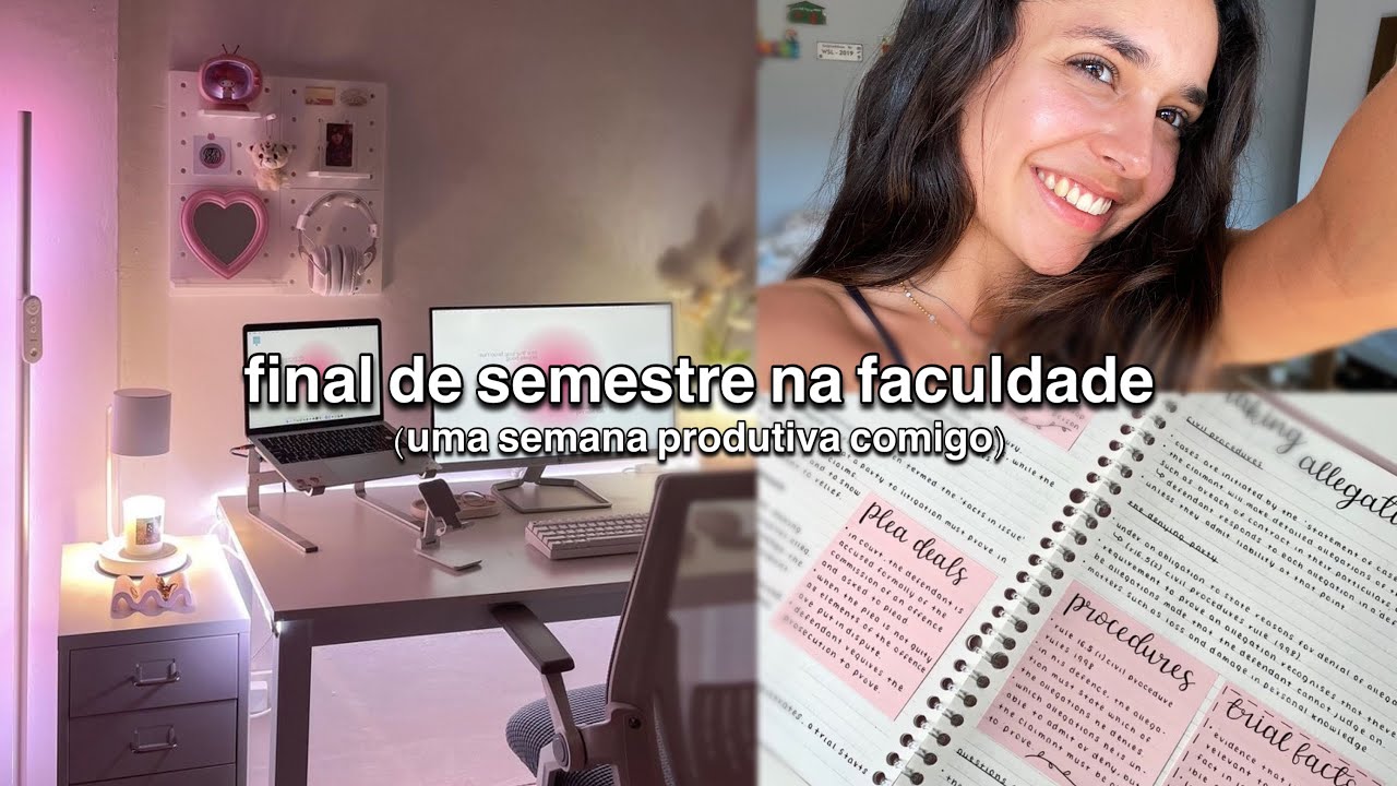 STUDY VLOG 📓 provas finais, pesquisa acadêmica, seminário & dias produtivos na faculdade