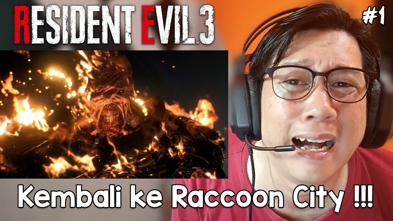LIVE #1 - Resident Evil 3 Remake Indonesia - Nemesis Bikin Panik! 😱(Pertama Kali Main)