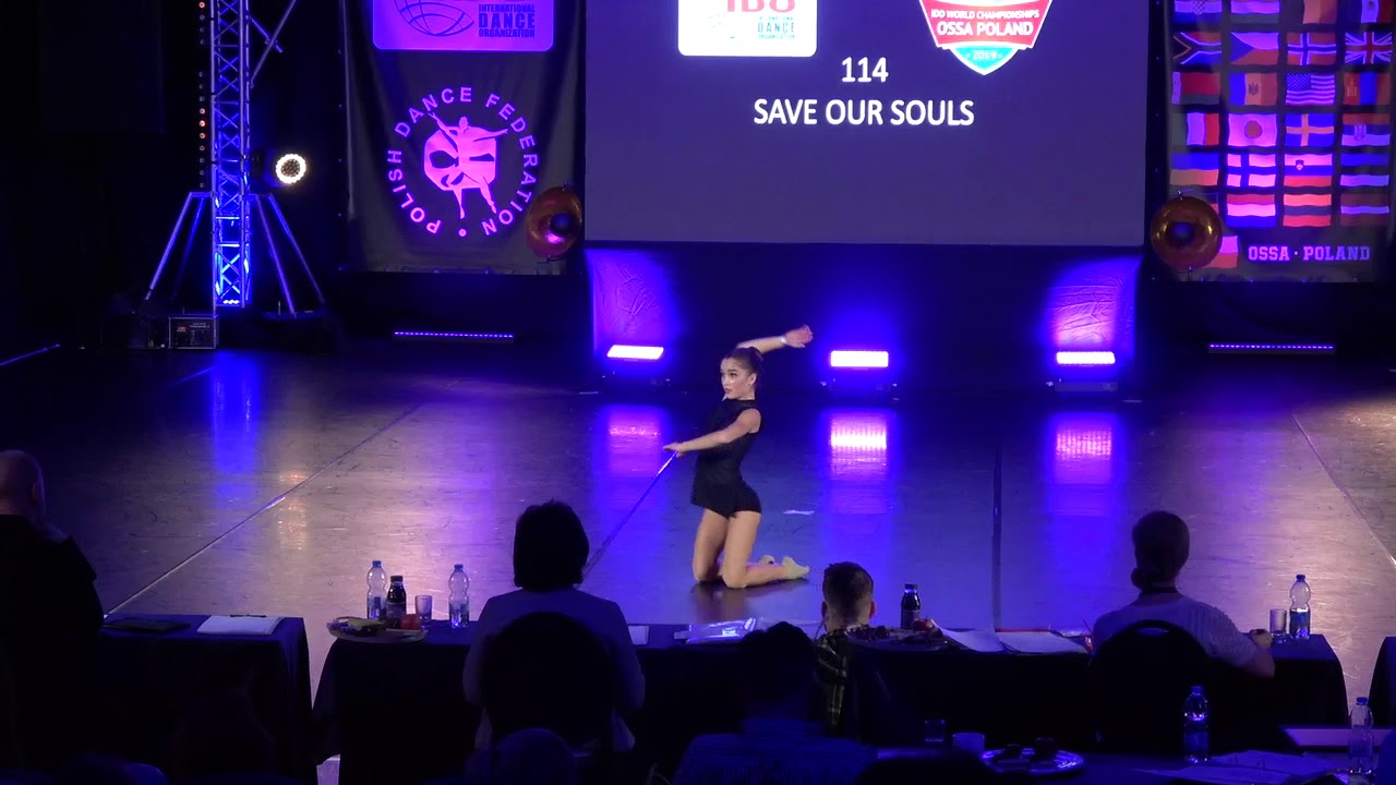 2nd place Lana Klemen, Slovenia, Ossa World Dance Week 2019