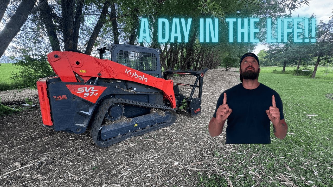 FORESTRY MULCHING a DAY in the life ONE ACRE job!!