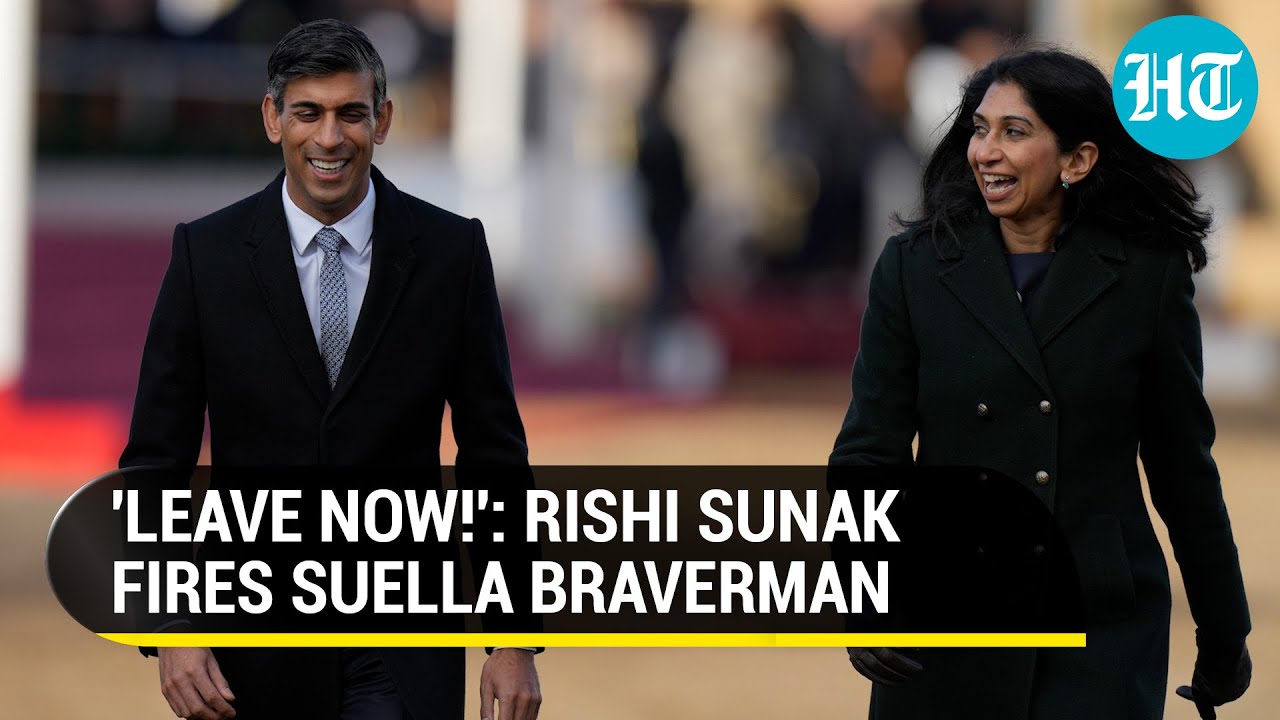 UK PM Removes Indian-origin Suella Braverman From Cabinet; Pro-Palestine Protest Row Backfires