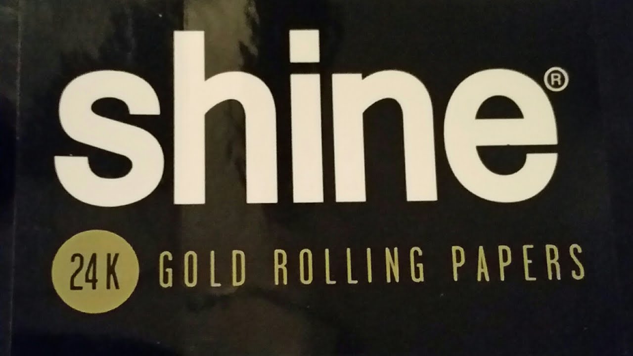 Shine 24K Gold Rolling Papers Unboxing