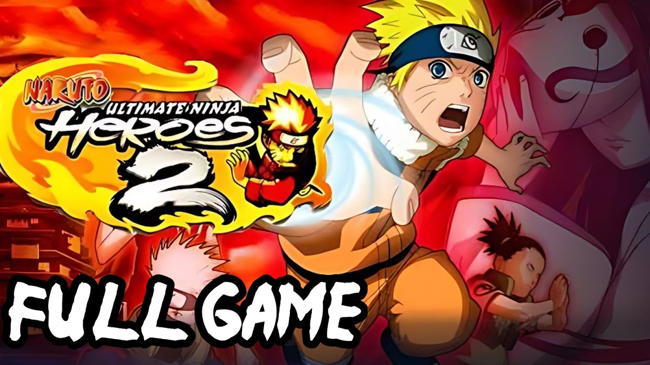 Naruto Ultimate Ninja Heroes 2 The Phantom Fortress FULL GAME (PSP) - No Commentary