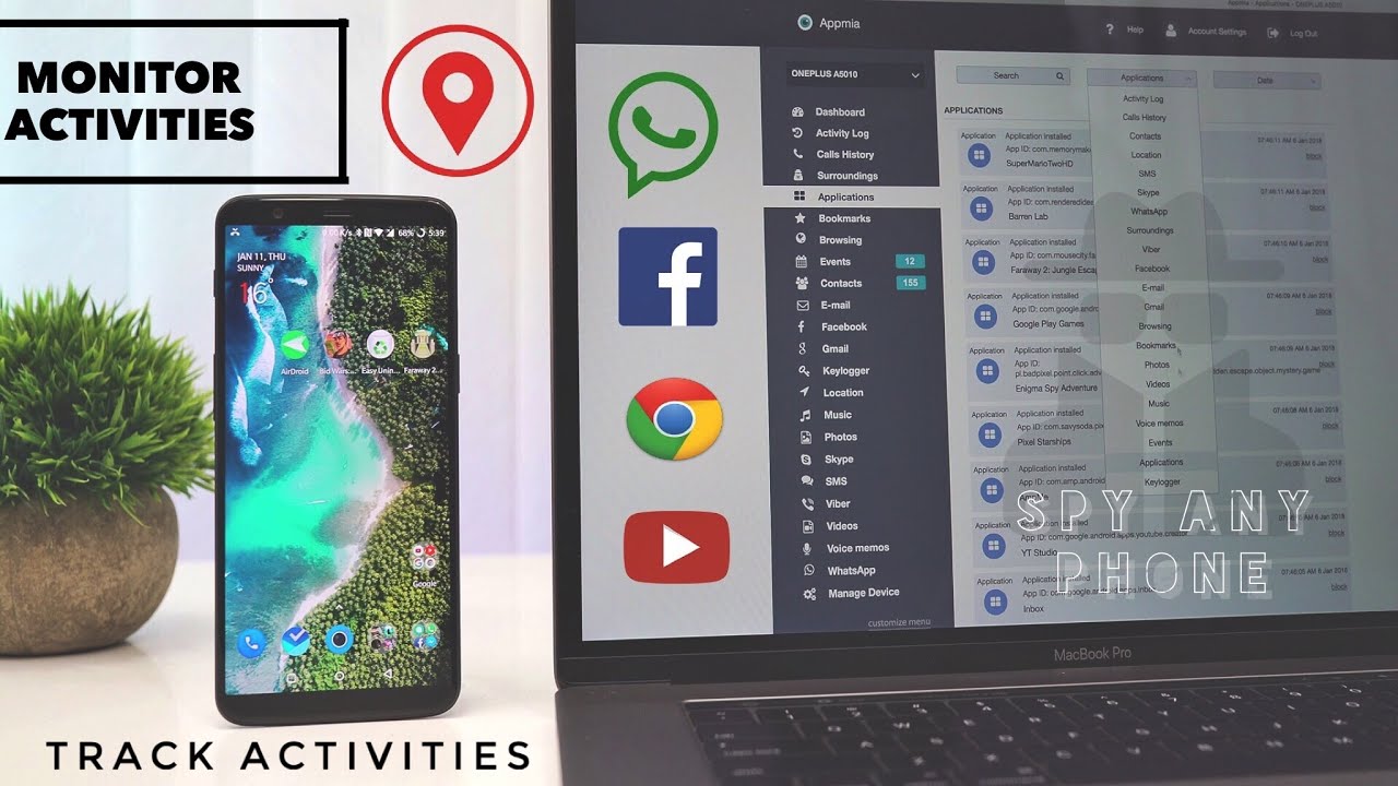 How To Track & Monitor Smartphone's Activities With Appmia