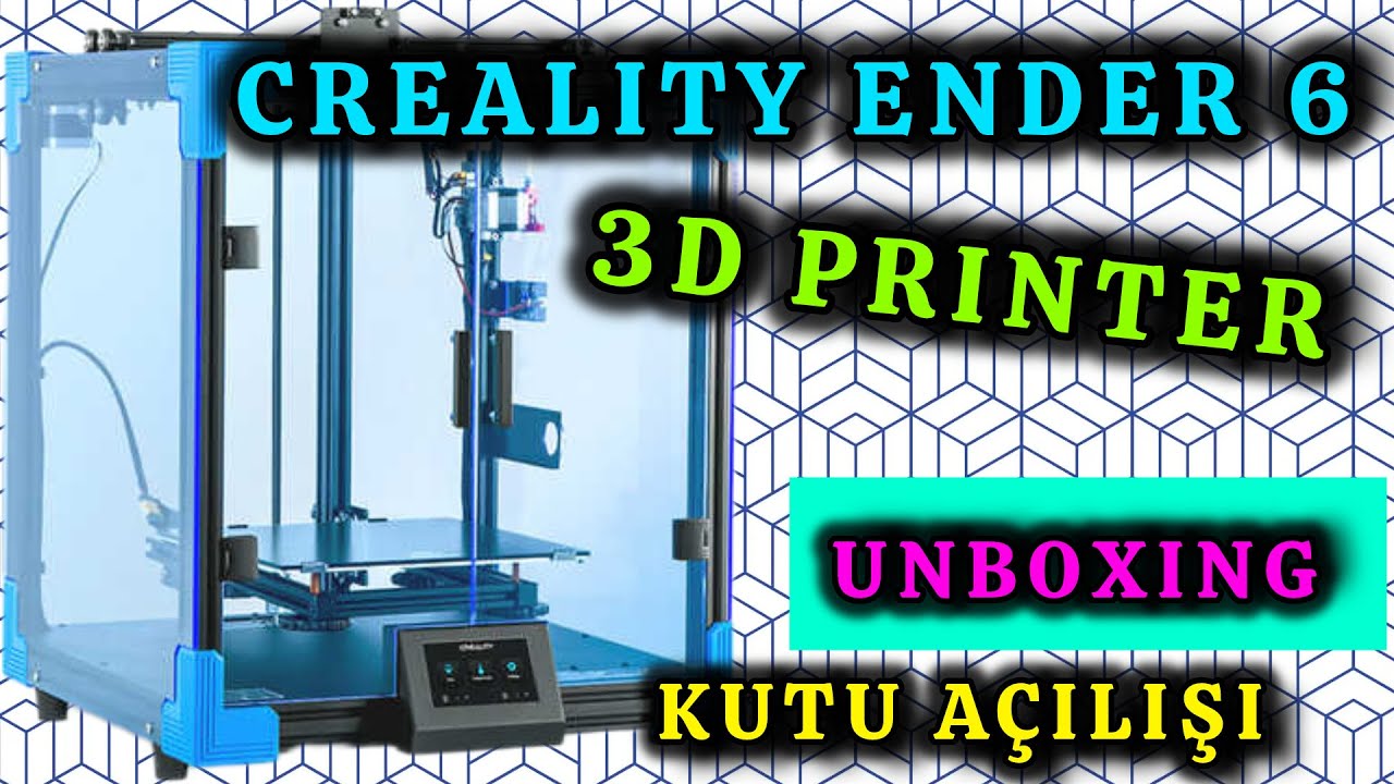 РАСПАКОВКА И ПЕРВАЯ ПЕЧАТЬ 3D-ПРИНТЕРА CREALITY ENDER 6