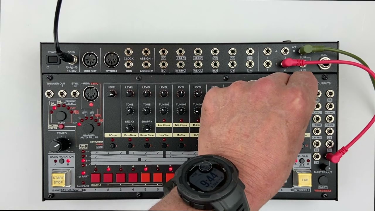 System80 880 Drum Machine basics