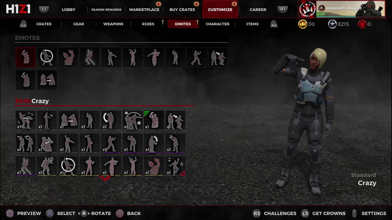 H1Z1 ps4|100+ crate opening