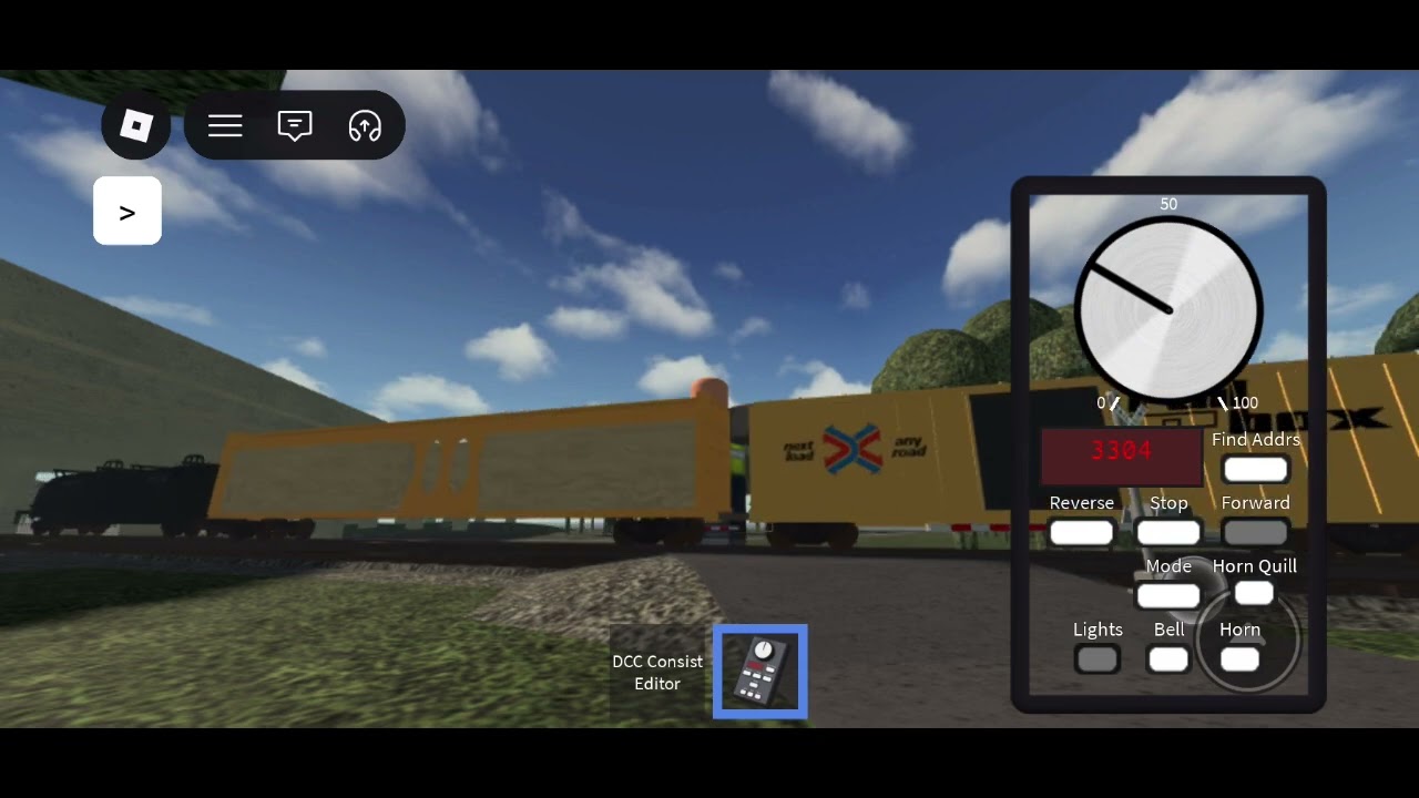 NS 3304 Leads a Local Train at Southline District Roblox