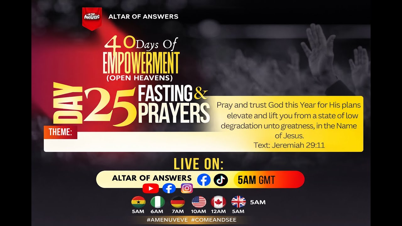 ALTAR OF ANSWERS | 2026 YEAR OF OF AMENUVEVE |PENIEL DOTSE