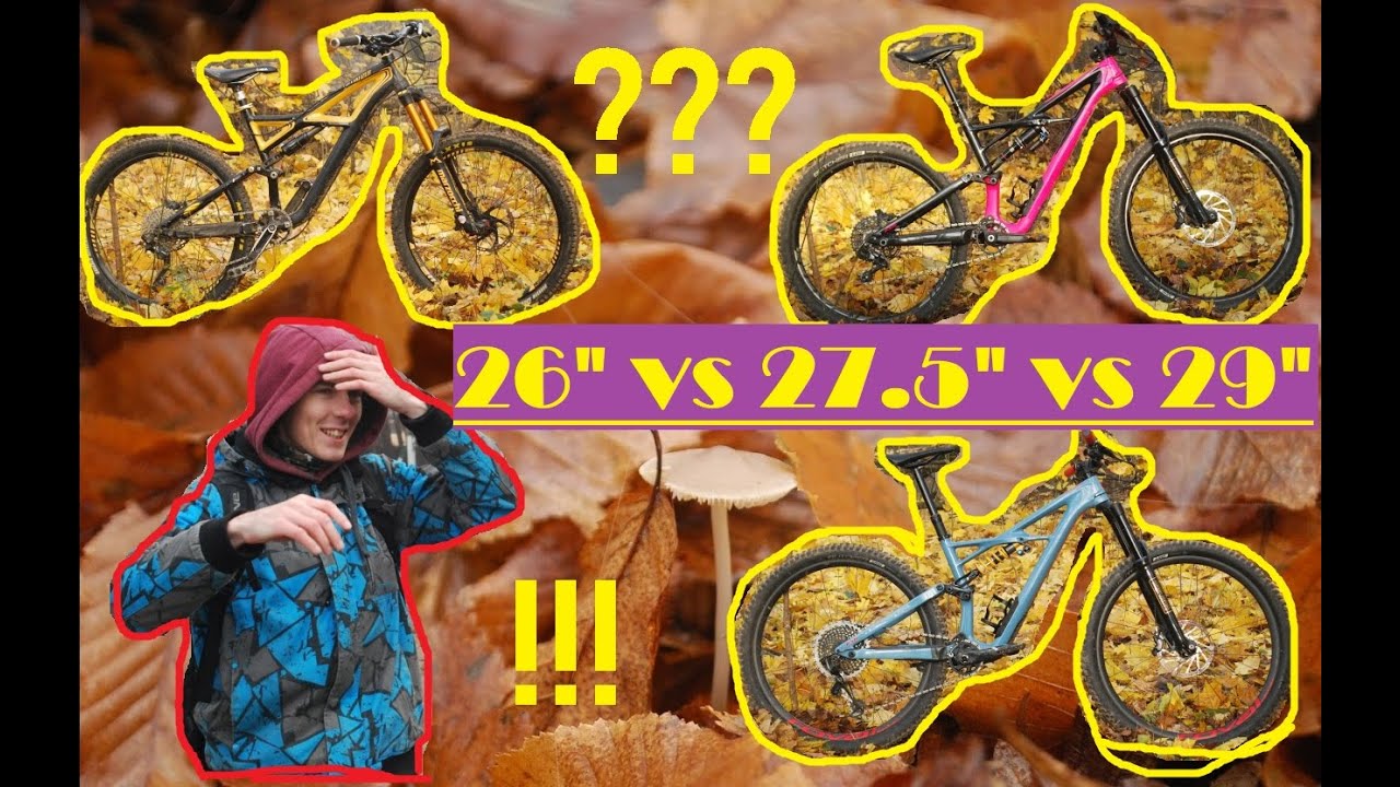 Specialized Enduro 26 vs 27.5 vs 29 wheels test