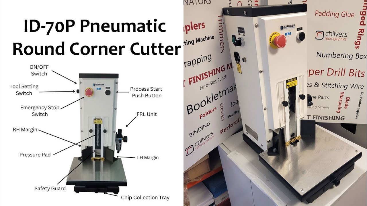 ID70P Pneumatic round cornering machine