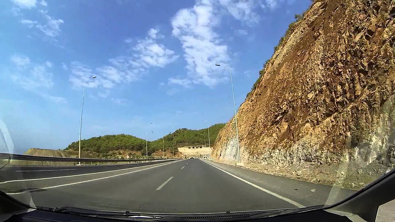 ANAMUR GAZİPAŞA ALANYA YOLU YENİ TÜNELLER 2015