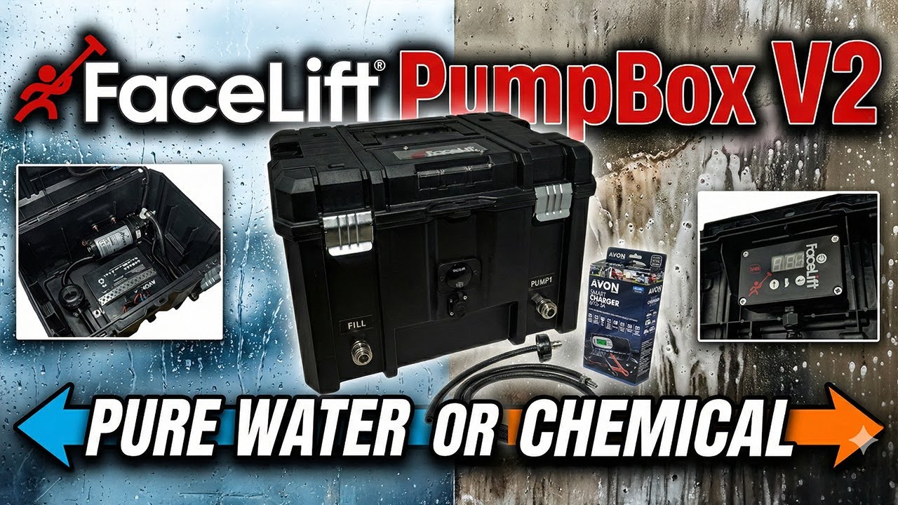 FaceLift PumpBox V2 | The Ultimate Portable Pump Box for Window Cleaners