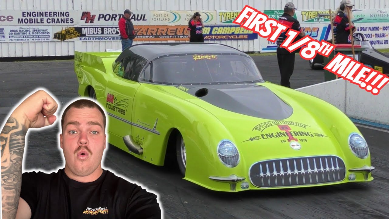 SLIMER TAKES ON VICTORIA !! Twin turbo promod action ! Pt.1