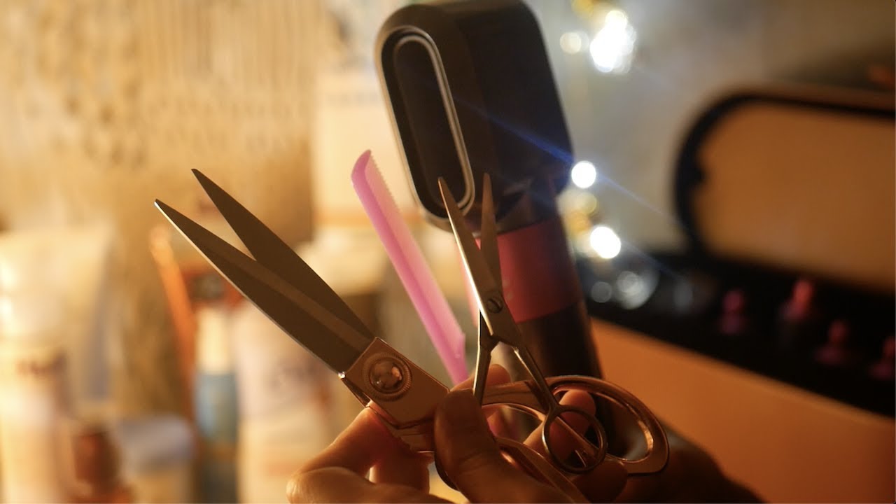 ASMR|💇‍♀️커트&뿌염&샴푸 /Hair Salon RP/ cut +Shampoo +Treatment