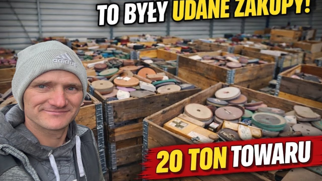 TO BYŁY UDANE ZAKUPY 20 TON TOWARU POMALOWAŁEM GARAŻ