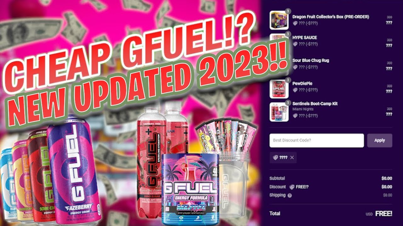 BEST GFUEL Discount Codes and Sales Guide: Get CHEAP GFUEL Now! 💰