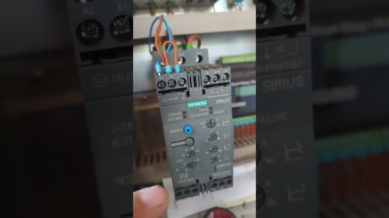 Siemens 3RW4036-1BB14 softstarter yumuşak yolverici nasıl çalışır