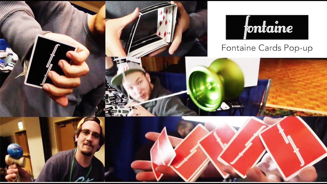 Fontaine Cards Pop-up // cardistry // Franky Morales, Franco Pascali, Chris Severson, Michael James