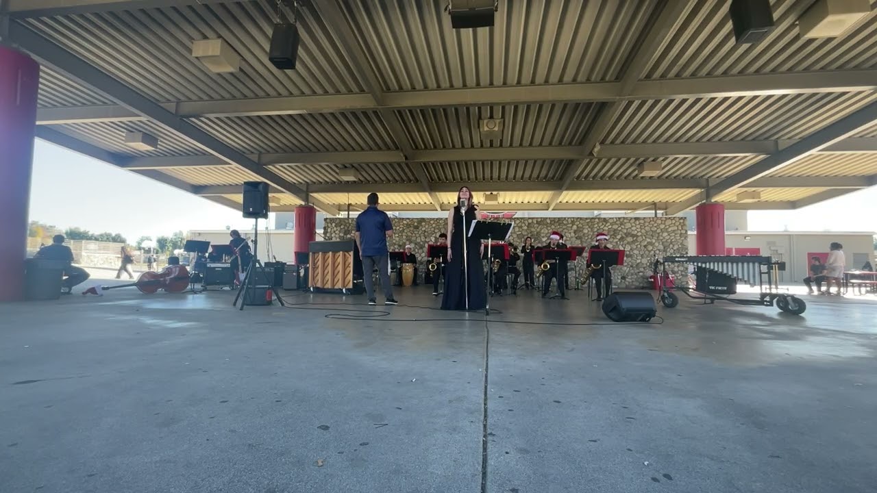 Glendora High School jazz band lunch show 
