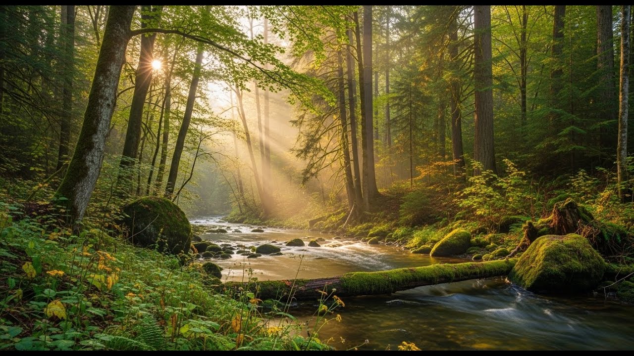Serene River Water 🌿 Gentle Flowing Ambience for Sleep, Calm, and Meditation #855