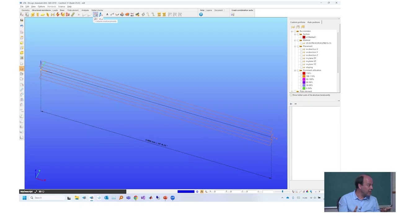 Tutorial Session, beam LTB Analysis and design verifivation by AISC 360  Part 2 #swayamprabha