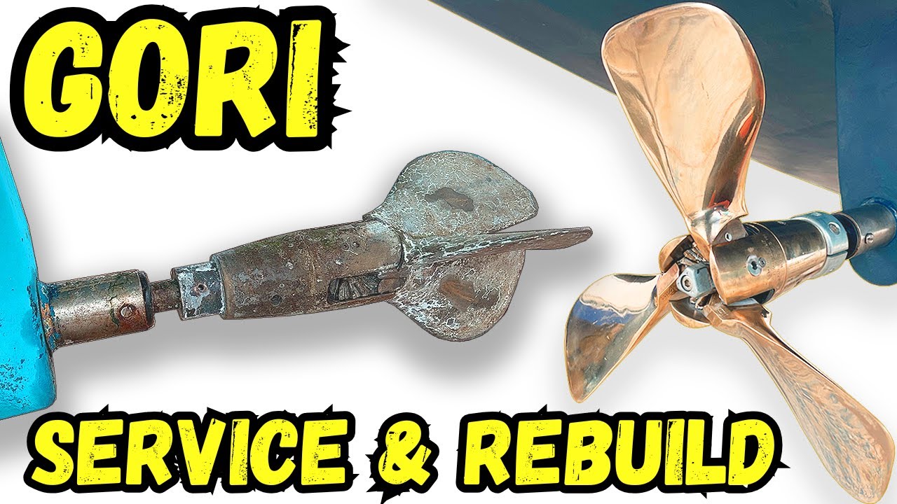 Gori Folding Propeller SERVICE & REBUILD - Damaged Guide Pin Threads