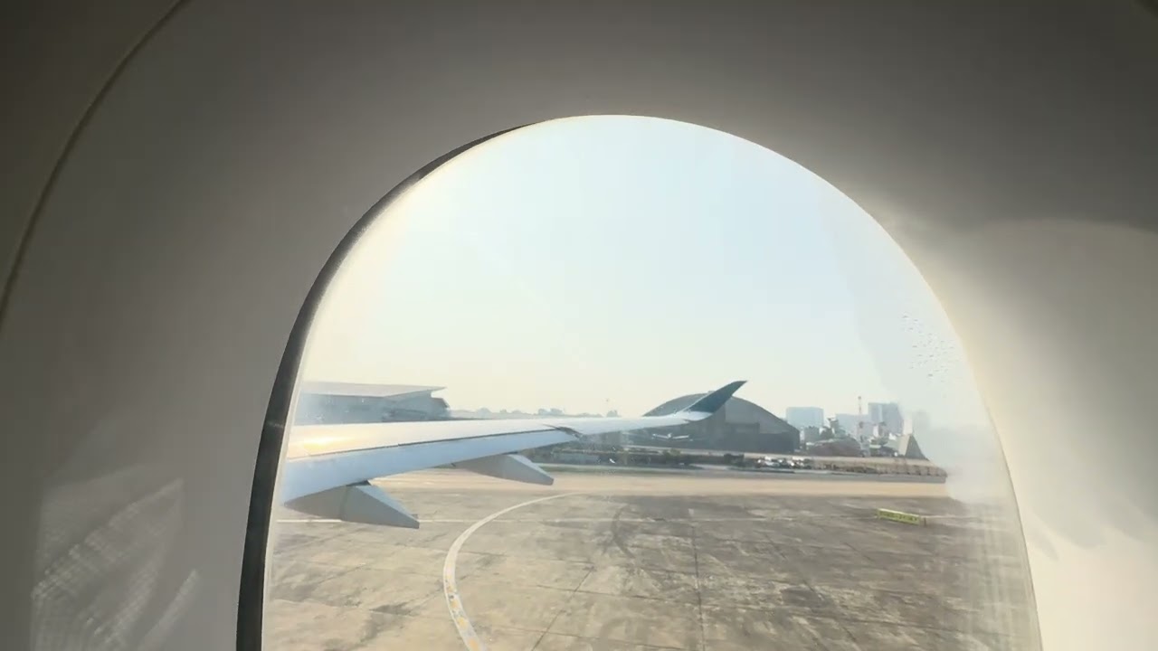Vietnam Airlines clear morning departure from Ho Chi Minh City