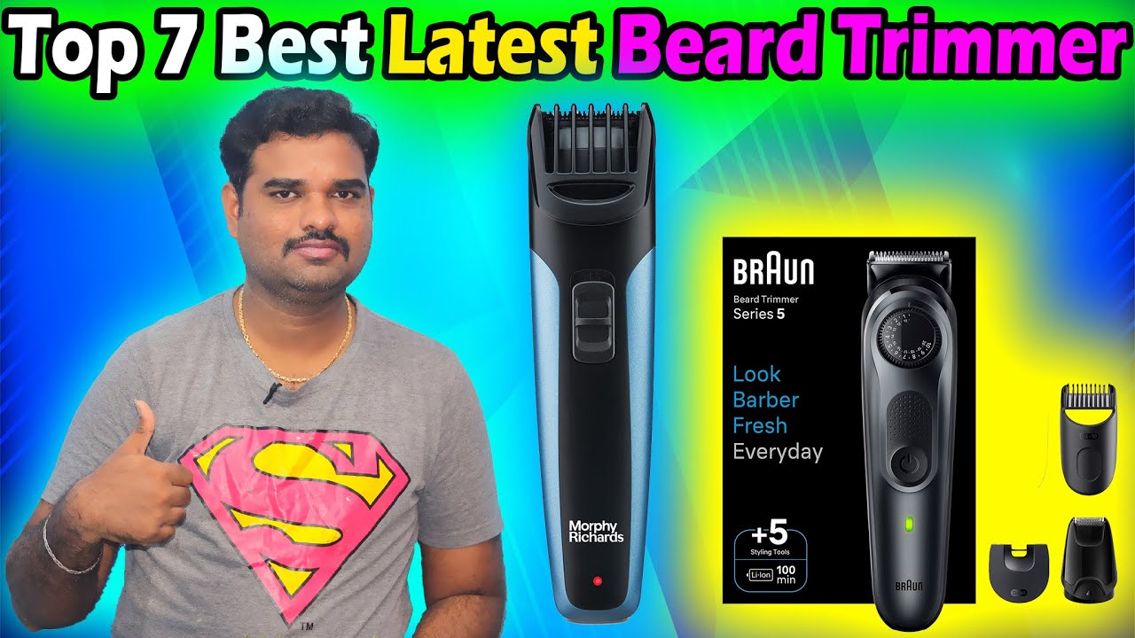 ✅ Top 7 Best Beard Trimmer In India 2024 With Price |Latest Trimmers Review & Comparison