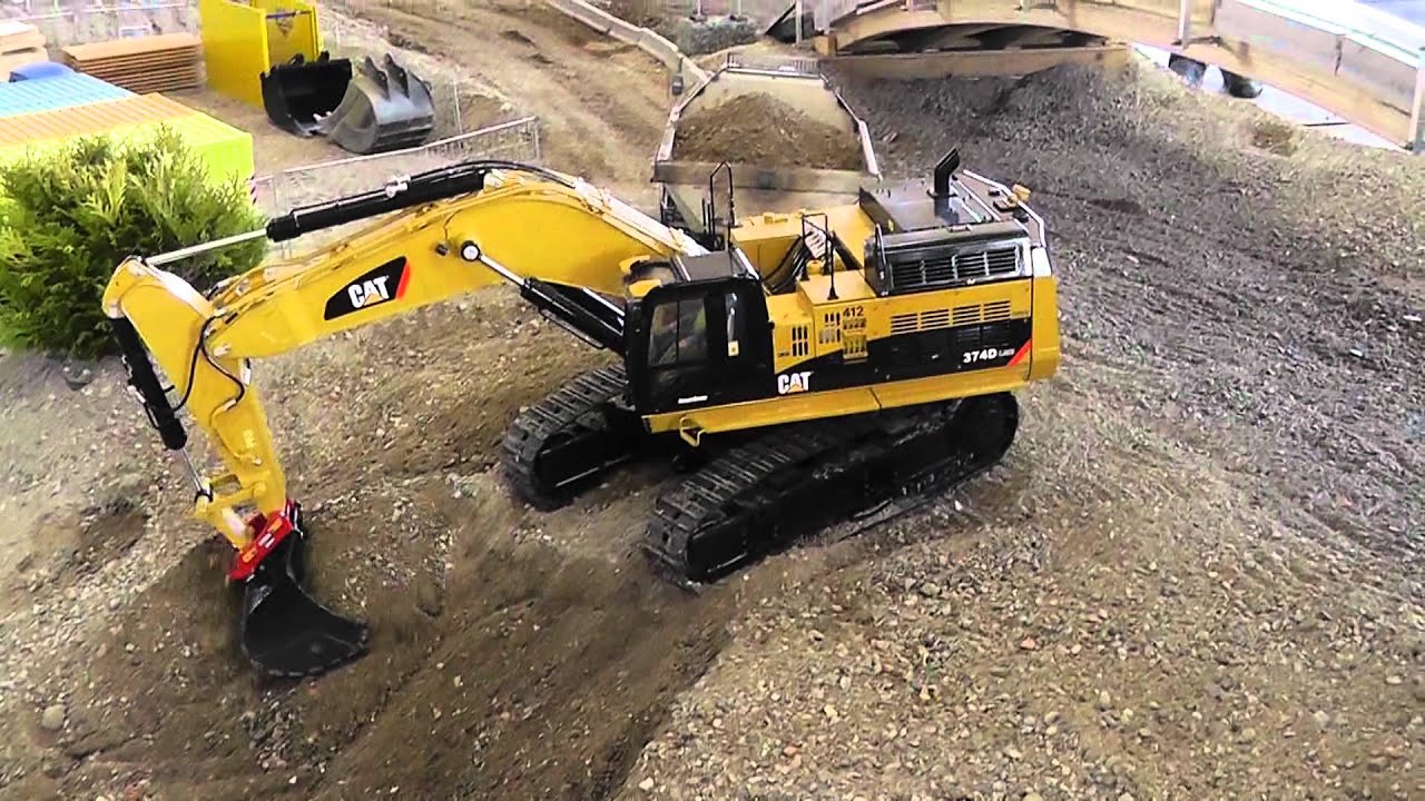 RC CAT 374D EXCAVATOR l BIG RC MODEL l BIG RC DIGGER l REMODE CONTROL EXCAVATOR l rc live action