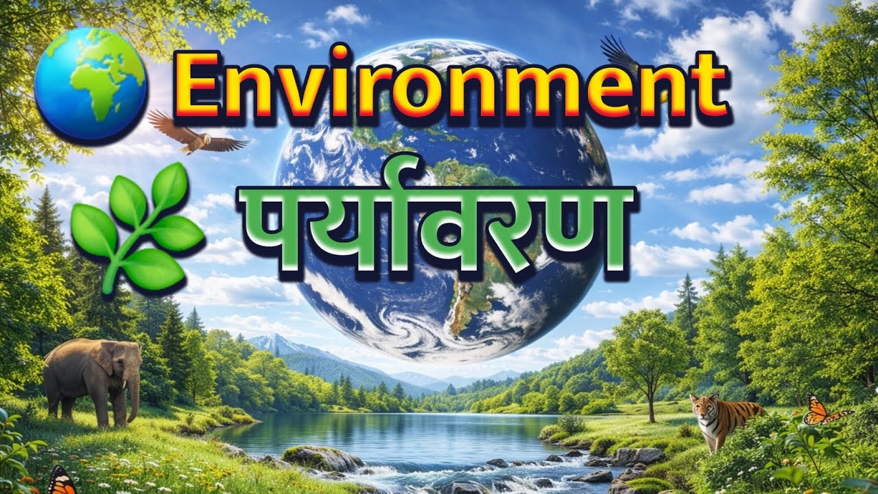 पर्यावरण क्या है? Types of Environment | EVS Hindi Video @Akexampoint66 