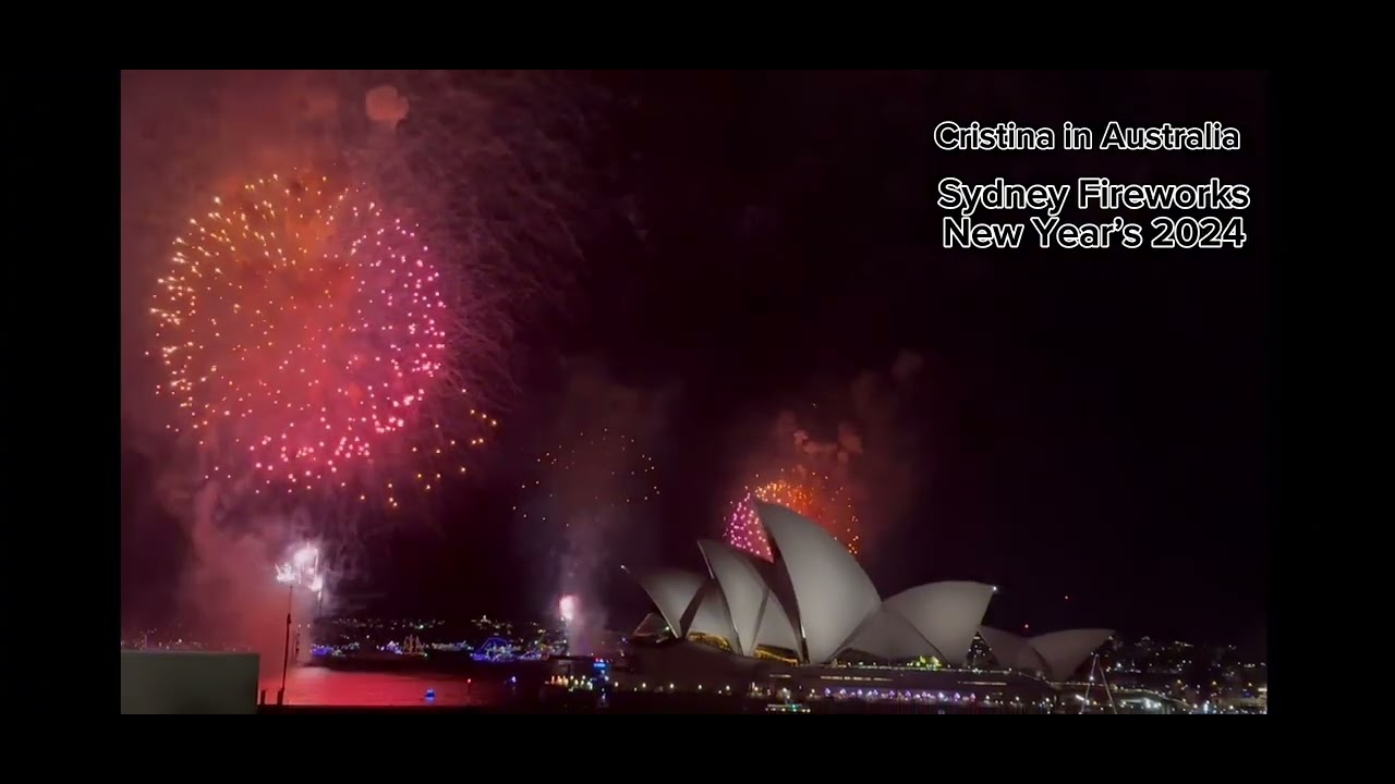 Sydney, Australia. Fireworks 2024 - Fuegos artificiales, Opera House