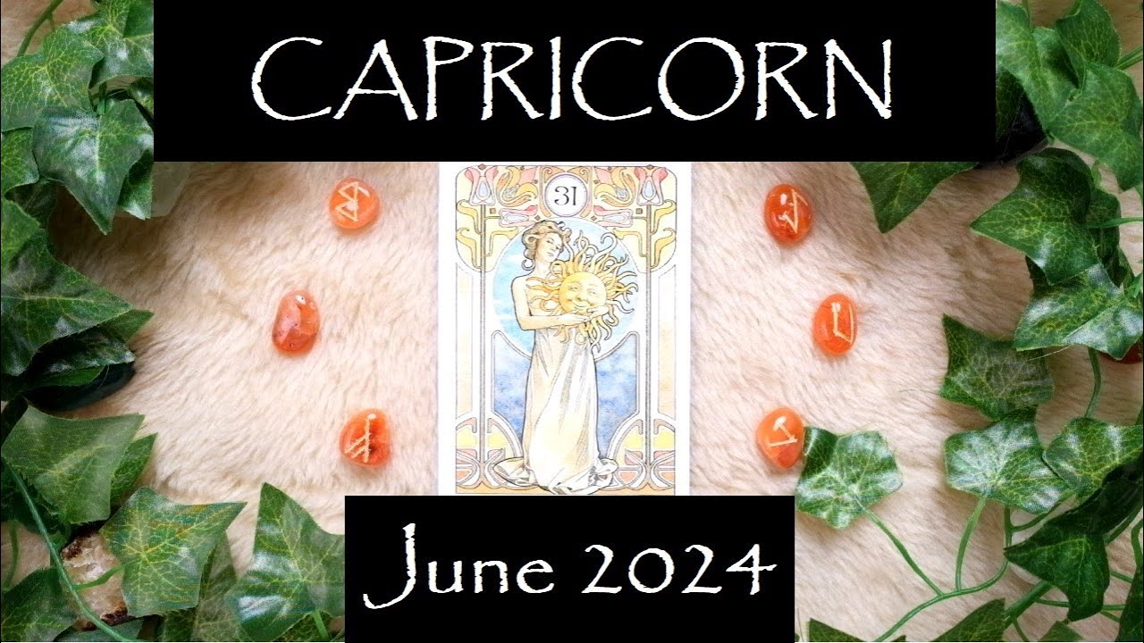 CAPRICORN - June 2024 - the weighty anchor
