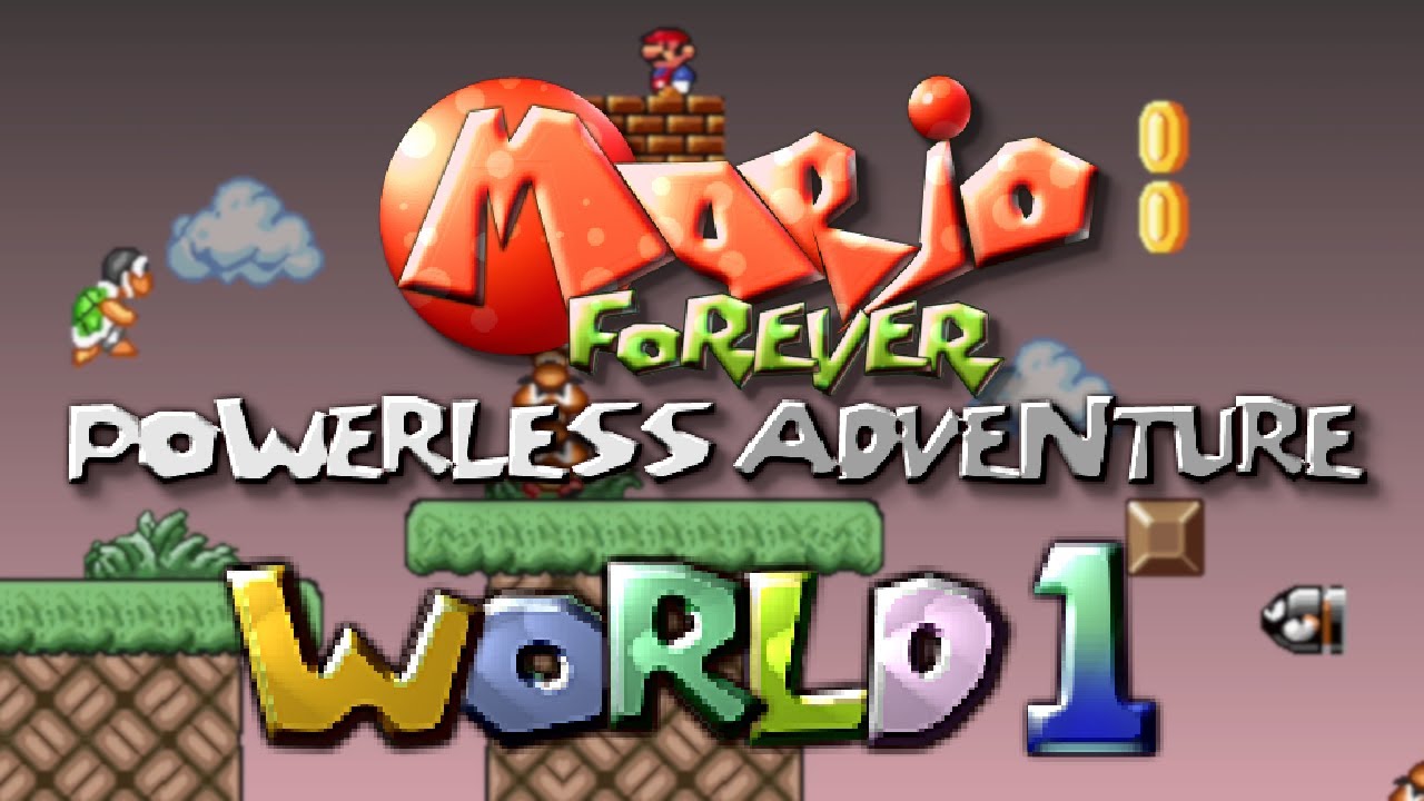 Mario Forever Powerless Adventure (v1.9) - World 1 (PL/ENG YT subtitles)