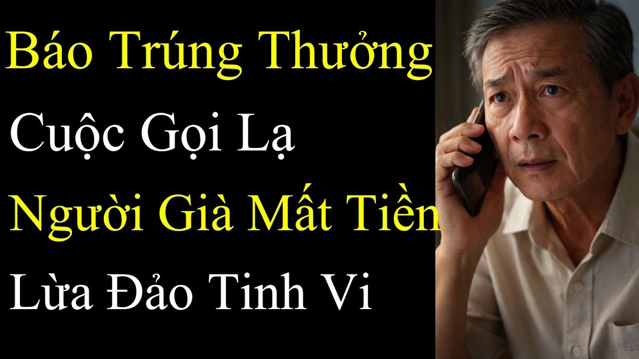 “Báo Trúng Thưởng Qua Điện Thoại: Cái Bẫy Khiến Nhiều Người Già Mất Tiền Mà Không Hay Biết”