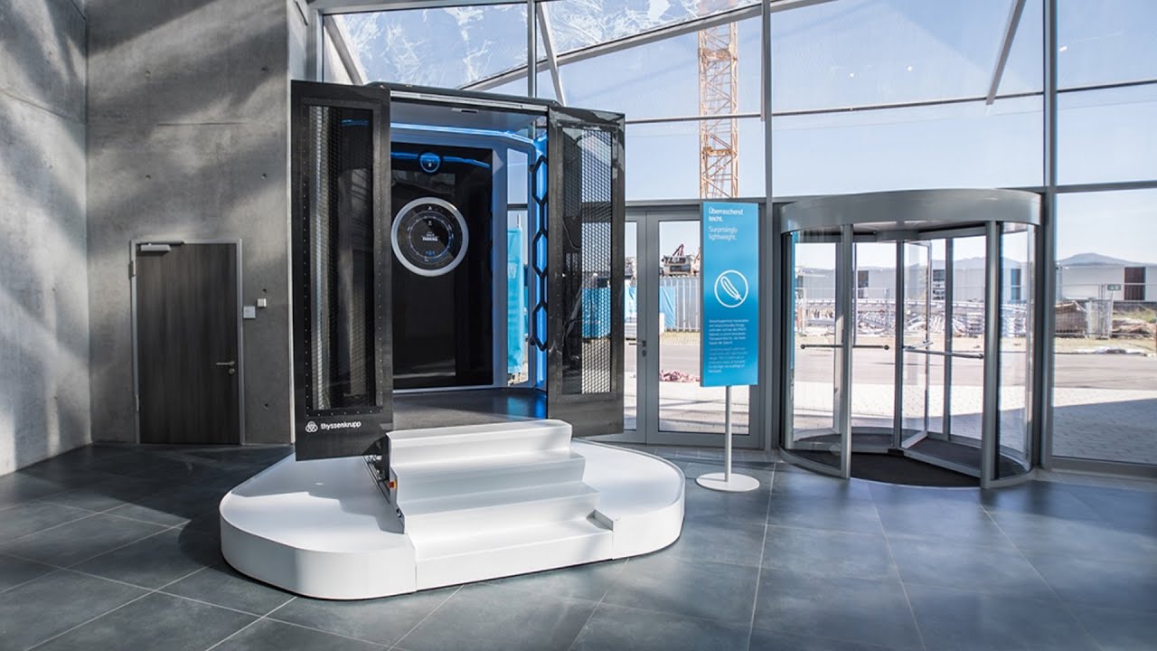 Thyssenkrupp MULTI Elevator | queo & intolight