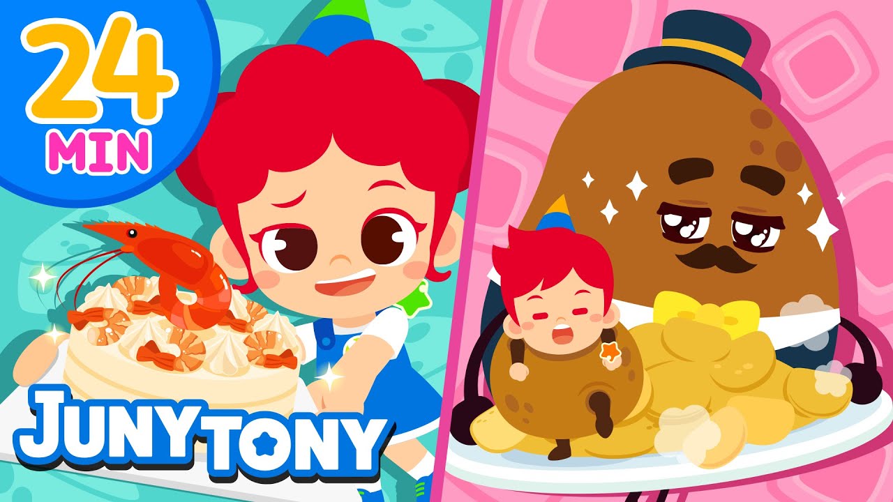 Platillos Deliciosos | Palomitas, Chocolate, Patatas Fritas Y Más Canciones | JunyTony en español