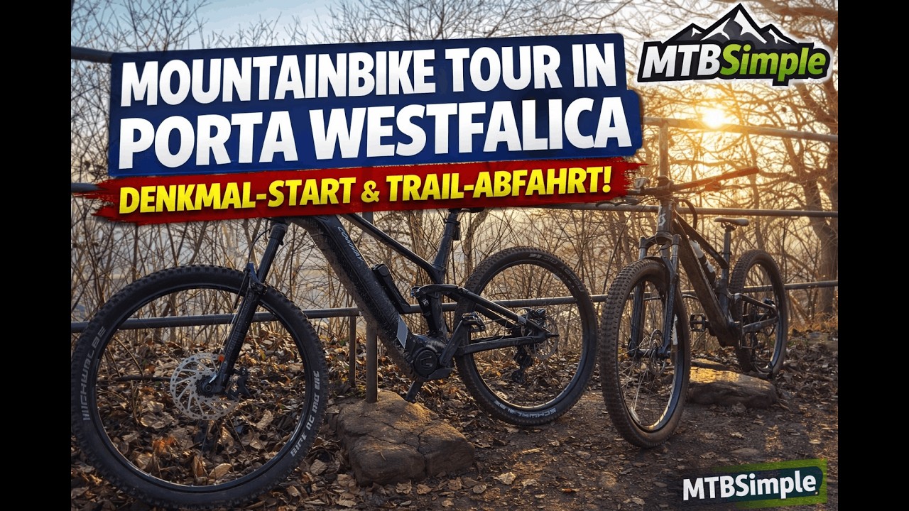 Mountainbike Tour in Porta Westfalica: Denkmal-Start & Trail-Abfahrt!
