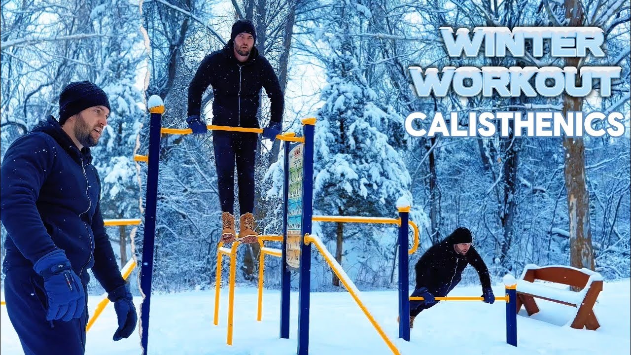 I Trained Calisthenics in the Snow (No Excuses)