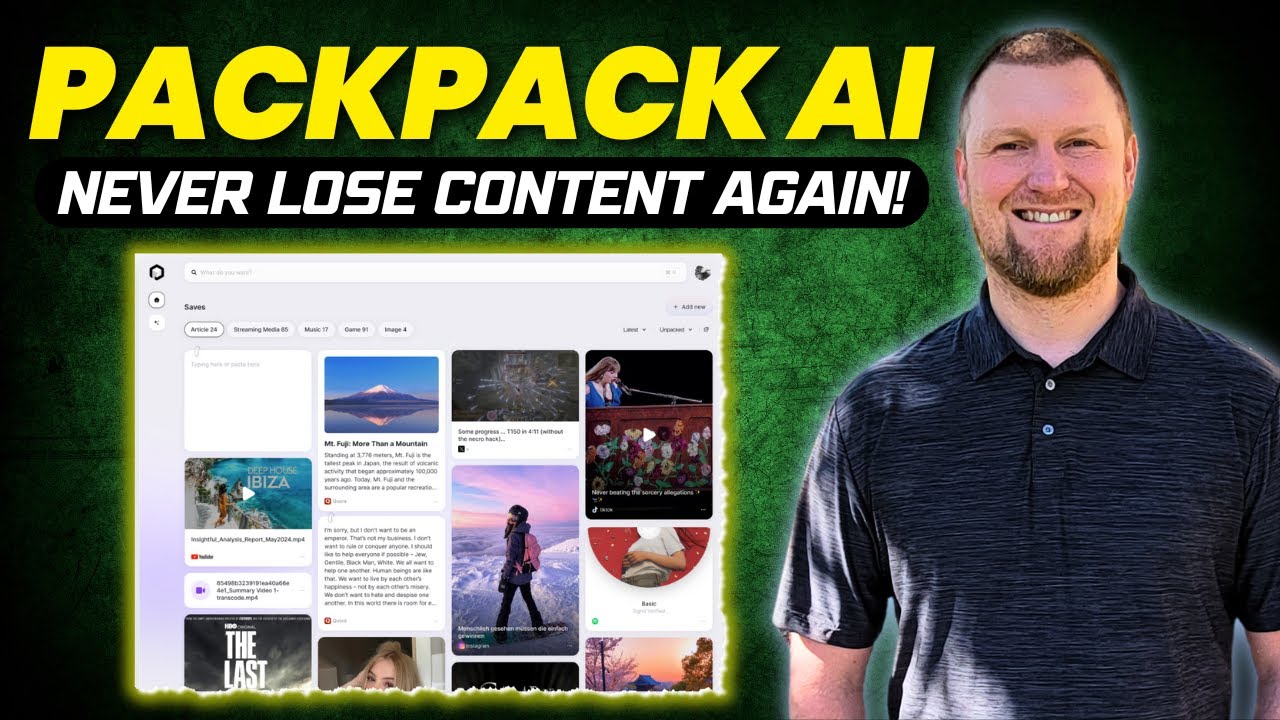🔥 AI Bookmark Manager That Actually Works? PackPack Review & Demo
