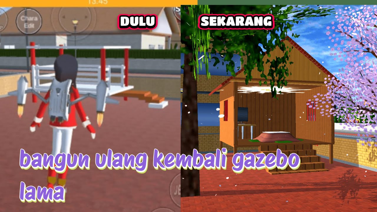 SPEED BULID GAZEBO LAMA 4 TAHUN LALU SEKARANG BERGANTI BARU